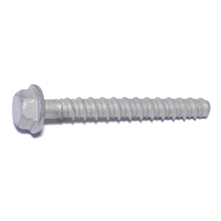 Red Head Tapcon Concrete Screw, 3/8" Dia., Hex, 3 in L, Steel Zinc Plated, 50 PK 08865